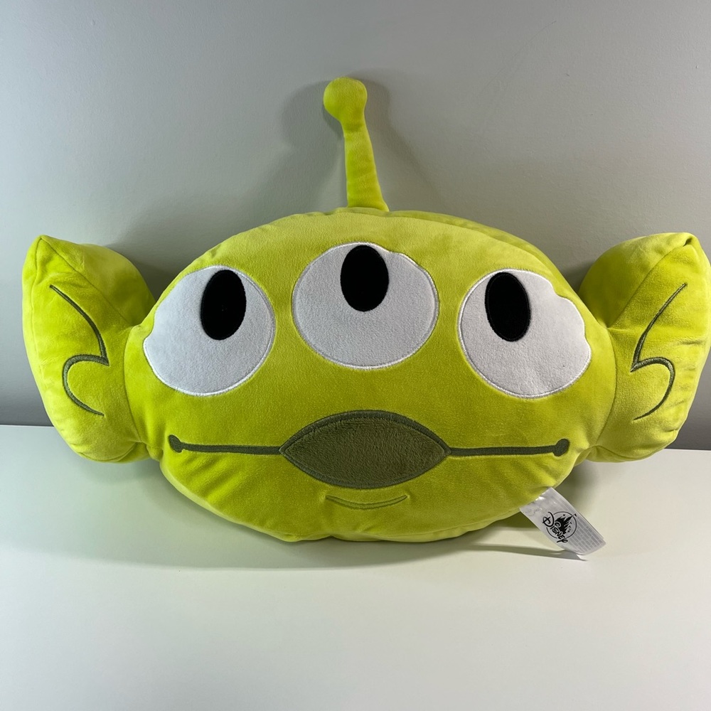 Disney Park Toy Story's Little Green Men  Two side Emoji face plush pillow